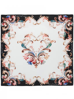 Versace Jeans Couture - White Classic Printed Scarf