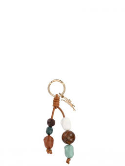 Longchamp - Brown Charms Key Chain