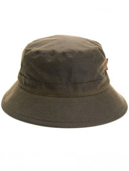 Barbour - Olive Green Logo Bucket Hat