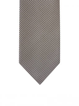 Tom Ford - Beige Houndstooth Pattern Tie