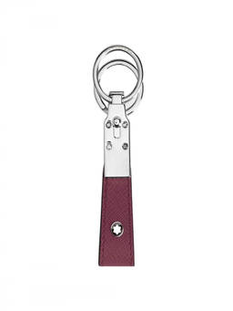 Montblanc - Burgundy Red Logo Key Holder