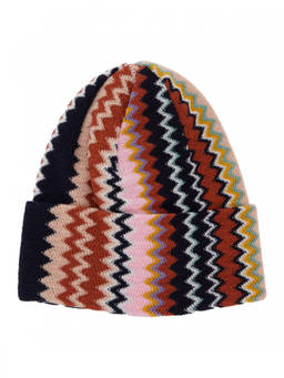 Missoni - Multicolor Chevron Beanie Cap