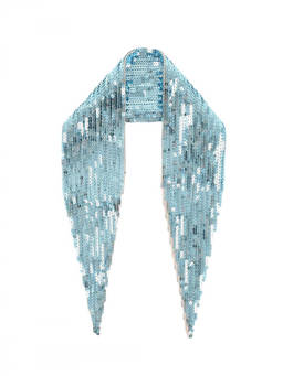 Dsquared2 - Sky Blue Sequin Embellished Scarf