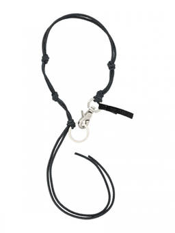 Our Legacy - Black Ladon Leather Key Chain
