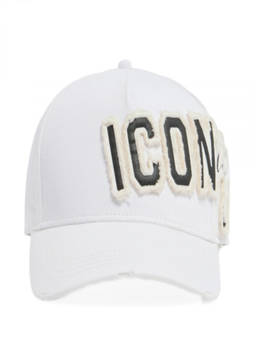 Dsquared2 - White Icon Logo Baseball Hat