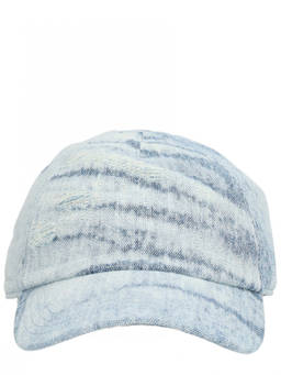 Diesel - Denim Distressed Baseball Cap