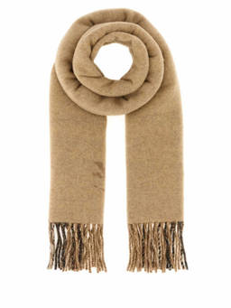 Burberry - Beige Logo Reversible Scarf
