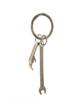 Dsquared2 - Silver Logo Charm Key Holder