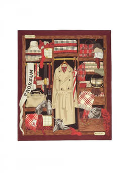 Burberry - Multicolor Graphic Print Scarf