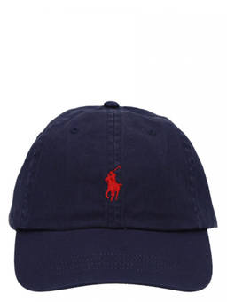 POLO RALPH LAUREN - Navy Blue Solid Baseball Cap