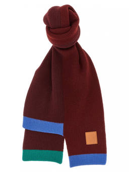 Loewe - Multicolor Asymmetrical Color Block Scarves