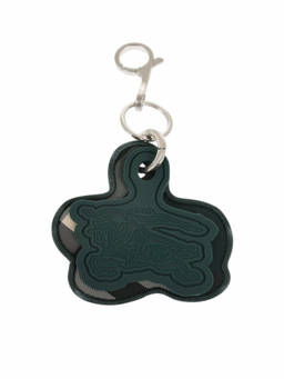 Burberry - Green Maxi Pendant Logo Key Charm