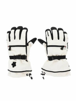 Moncler - Black White Gorotex Solid Gloves