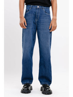 FREAKINS - Men Blue Solid Straight Fit Jeans
