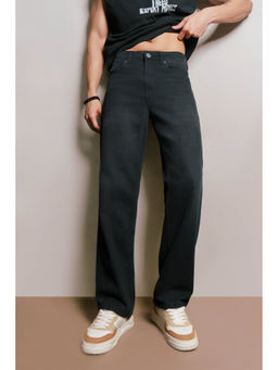 FREAKINS - Men Black Fade Straight Fit Jeans