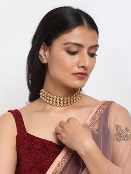 Ruby Raang Studio - Ruby Raang Round Kundan Choker