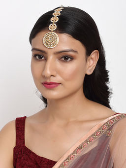 Ruby Raang Studio - Ruby Raang Maharani Kundan Maang Tikka