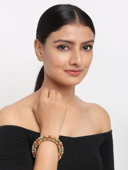 Ruby Raang Studio - Ruby Raang Multi Embellished Bangle