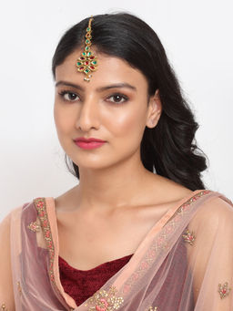 Ruby Raang Studio - Ruby Raang Multi Kundan Maang Tikka