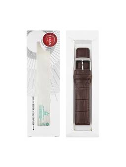 Titan - 20 mm Brown Genuine Leather Strap for Men NF1510271020S/P