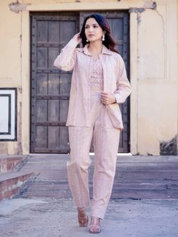 Saadgee - Cotton Pink and Inner Co-Ord Set