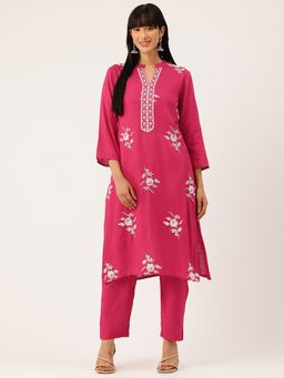 STUDIO MISRI - Pink Embroidered Kurta and Pant