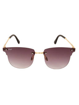 Floyd - Golden Frame Purple Lense Fashion Sunglasses (8812_Gld_Pur)