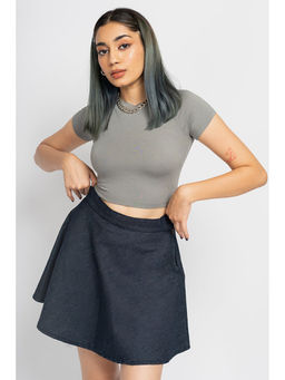 FREAKINS - Midnight Blue Skater Skirt