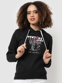 PINACOLADA - Women Black Printed Sweatshirt
