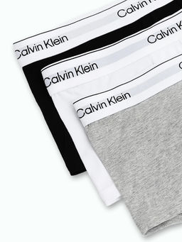 Calvin Klein - Solid Mid Rise Trunks (Pack Of 3)