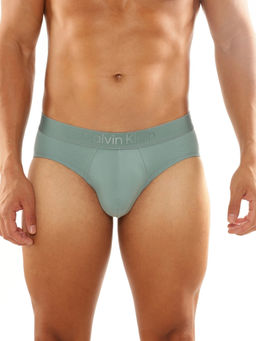 Calvin Klein - Blue Solid Low Rise Brief