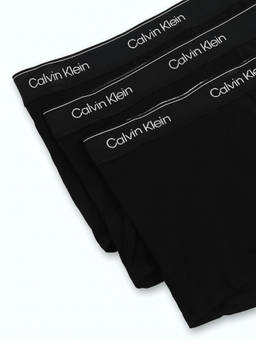 Calvin Klein - Solid Mid Rise Trunks (Pack Of 3)
