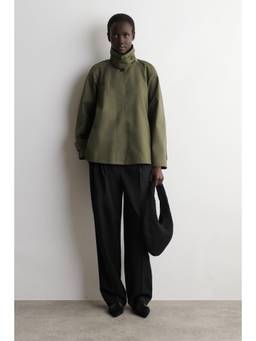 COS - Women Black SMOCKED SHOULDER BAG