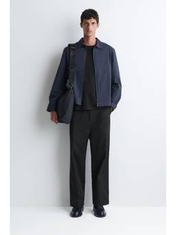 COS - Men Blue WEBBING-DETAIL TOTE BAG - NYLON