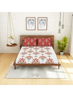 SPACES - 100% Cotton Bedsheets Double Soft Feel Skin Safe Breathable