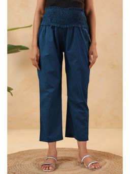 Ikk Kudi By Seerat - Womens Peacock Blue Maternity Cotton Pant