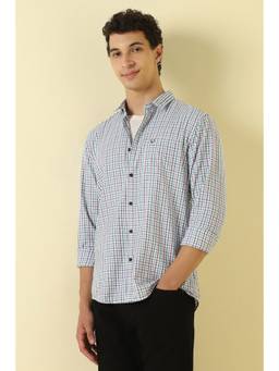 Allen Solly - Men Multi-Color Checks Full Sleeves Casual Shirt
