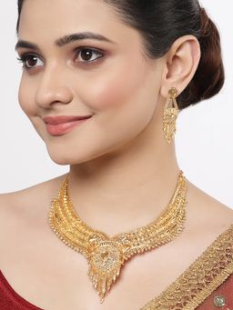 ZENEME - Gold-Plated Antique Temple Style Jewellery