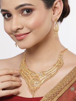 ZENEME - Gold-Plated Antique Temple Style Jewellery