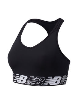 New Balance - Womens Black Sports Bra (AWB11034)