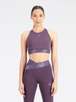 New Balance - Womens Lavender Sports Bra (WB31175)