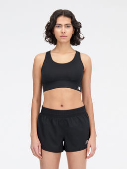 New Balance - Womens Black Sports Bra (WB33468)