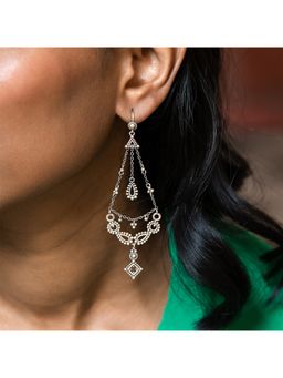 Shaya by CaratLane - Excitement Dangler Earrings in Oxidised 925 Silver