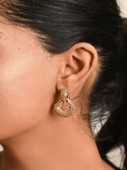 Raf The Label - Gold Plated Tear Drop Earrings