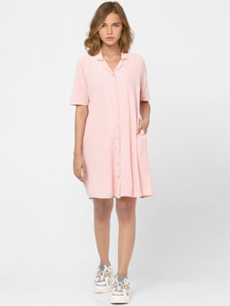 ONLY - Women Casual Wear Pink Dress