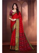 Red color option, Sold out, Currently selected