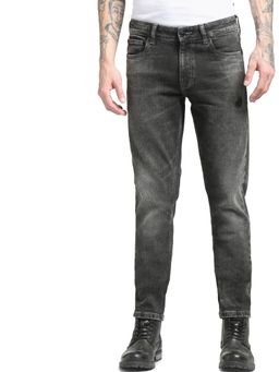 Jack & Jones - Grey Low Rise Glenn Slim Jeans