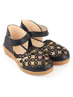 FREEPLAY - Girls Embellished Sandals Black
