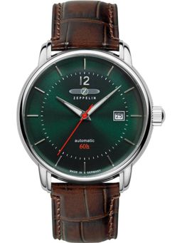 Zeppelin - LZ 120 Bodensee Date Analog Dial Color Green Men's Watch - 81604