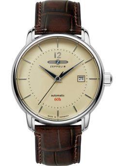 Zeppelin - LZ 120 Bodensee Date Analog Dial Color Beige Men's Watch - 81605